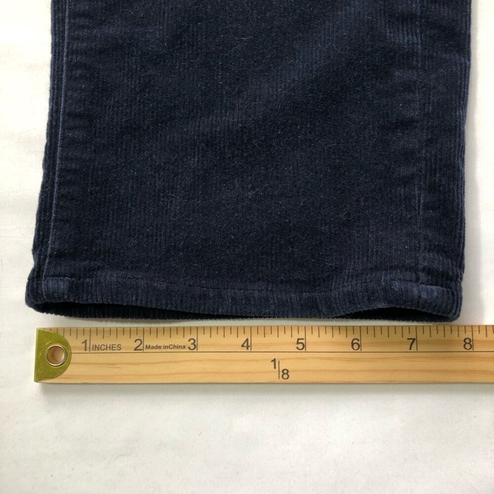 Quince organic cotton stretch corduroy straight leg pants deep navy womens 14 - Picture 12 of 14
